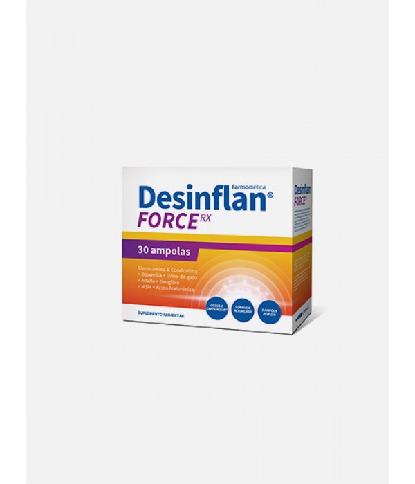 Desinflan Force Rx - 30 Ampolas - Farmodietica